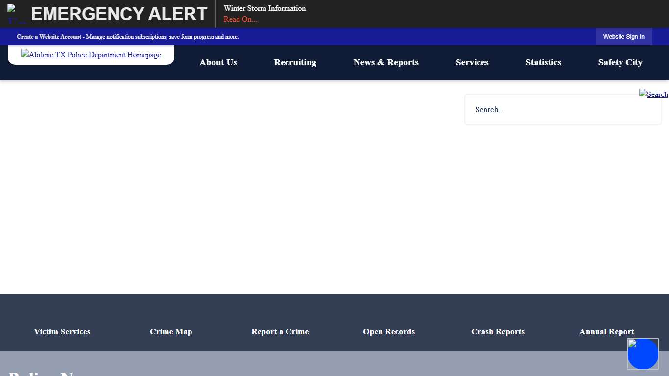 Police Department Abilene, TX